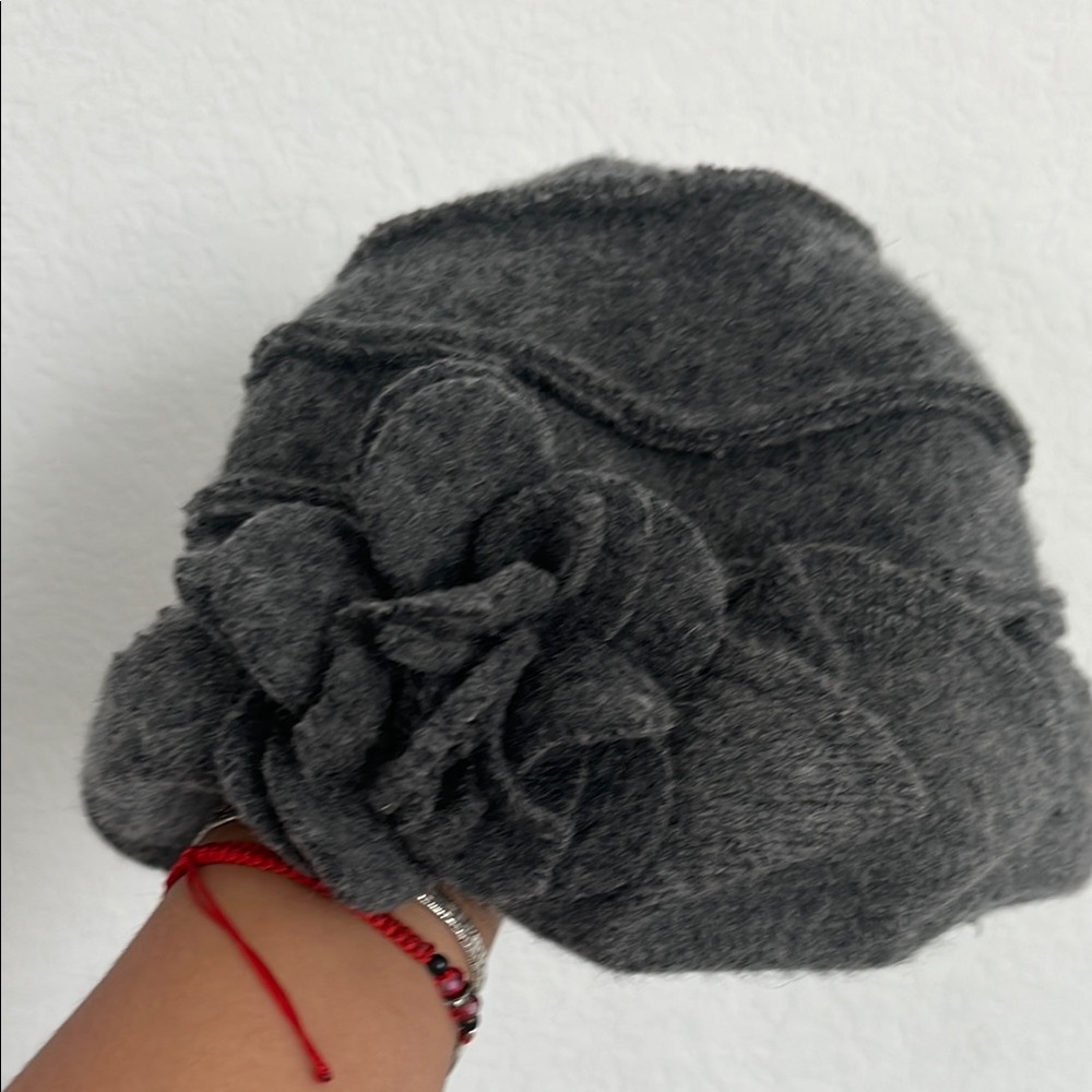 Lawliet Elegant Gray Wool Hat
